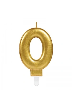 0 Rakam Mum Gold Renk…