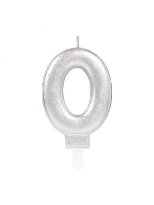 0 Rakam Mum Gümüş Renk&hellip;