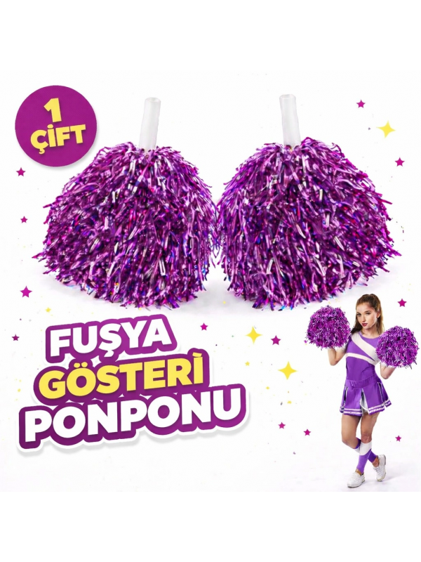 1 Çift ( 2 Adet ) Mor Renk 23 Nisan 19 Mayıs 29 Ekim Okul Gösteri Ponpo… 1 Çift ( 2 Adet ) Mor Renk 23 Nisan 19 Mayıs 29 Ekim Okul Gösteri Ponpo…