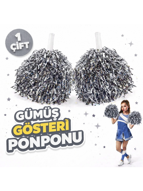 1 Çift ( 2 Adet ) Gümüş Renk 23 Nisan 19 Mayıs 29 Ekim Okul Gösteri &hellip;