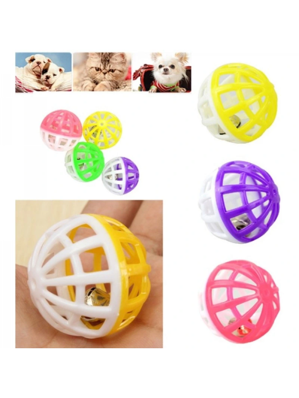 10 Adet Çıngıraklı Evcil Hayvan Oyun Topu&hellip;