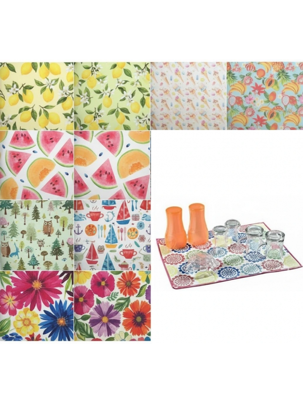 10 Adet Kurutmalık Mikrofiber Kurutma Bulaşık Tezgah Altlığı&hellip;