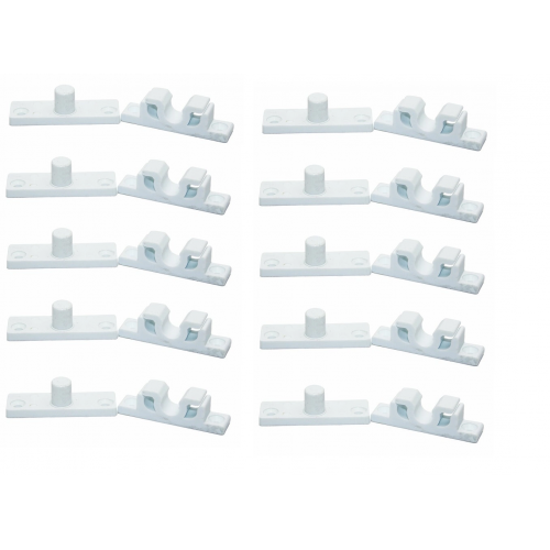 10 Adet Plastik Beyaz Sineklik Çıtçıtı – Dayanıklı Ve Pratik Sineklik Sabitleme Aparatı