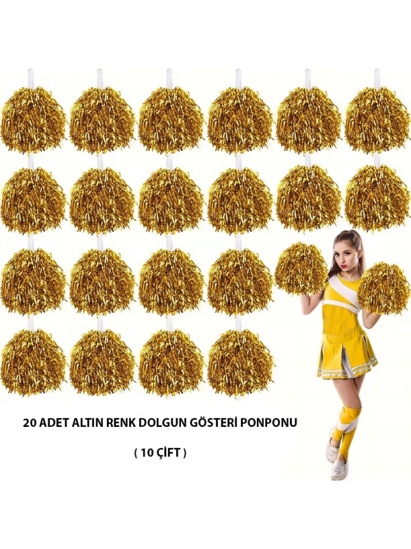 10 Çift ( 20 Adet ) Altın Renk 23 Nisan 19 Mayıs 29 Ekim Okul Gösteri &hellip;