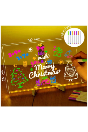 12 Inc Led Işıklı Çizim Tahtası Ayarlanabilir Stant Ve Kalemleri …