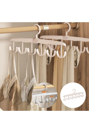 12 Kancalı Dönerli Dolap İçi Elbise Kıyafet Çanta  İç Çamaş…