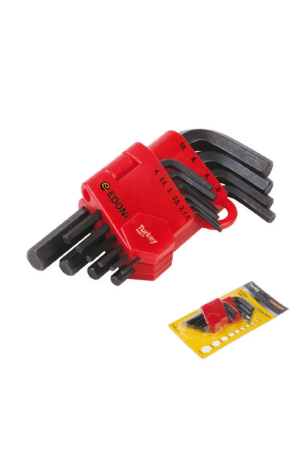 120 Mm 10 Parça Siyah 6 Köşe Alyan Seti&hellip;