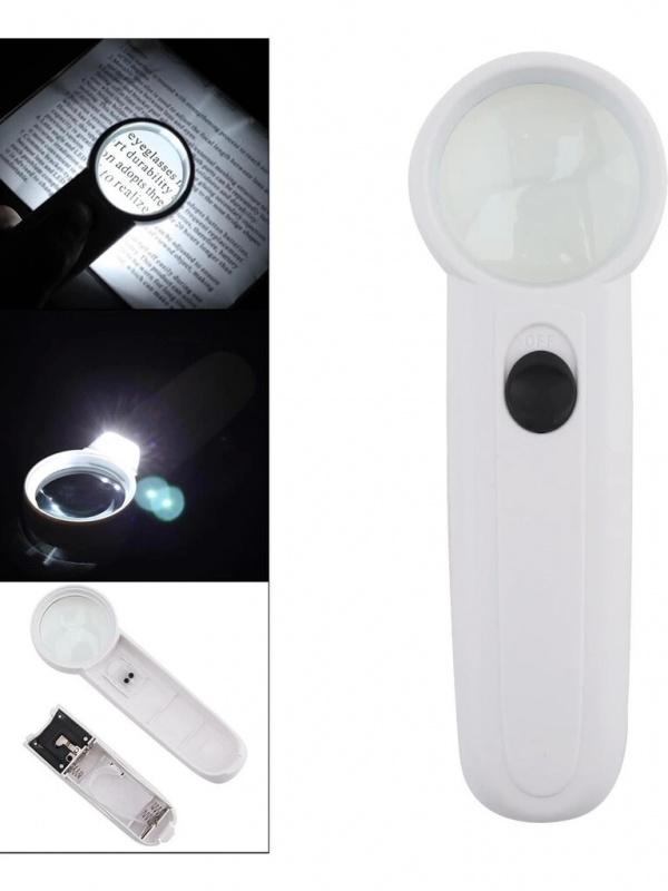 15x Çok Fonksiyonlu 2 Led Işıklı Taşınabilir El Büyüteç&hellip;