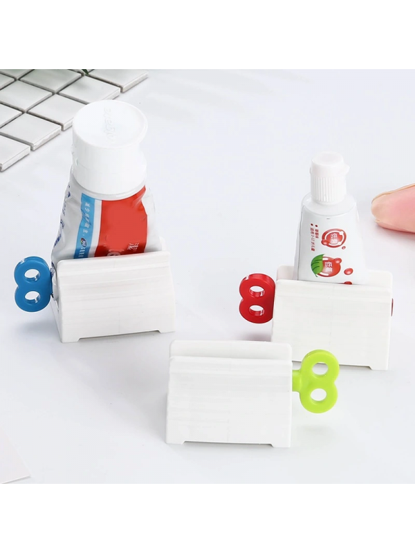 2 Adet Diş Macunu Tüp Krem Sıkma Aparatı Çevirmeli&hellip;