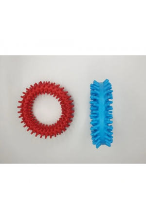 2 Adet Evcil Hayvan Diş Temizleyici Oyuncak - Isırma Çember Seti…