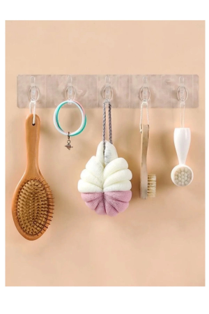 2 Adet Kendinden Yapışkanlı Güçlü Şeffaf 5li Askılık - Kapı …