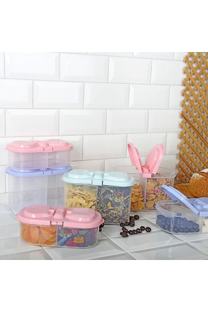 2 Bölmeli Saklama Ve Erzak Kabı 1200 Ml…