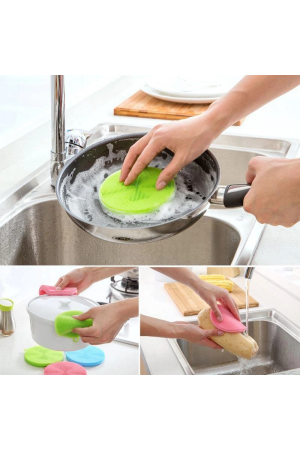 2 Li Çok Amaçlı Silikon Bulaşık Fırçası -nihale- Tutacak…