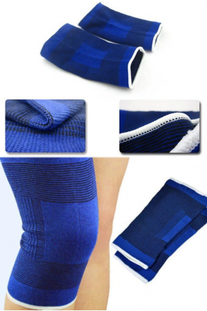 2 Li Elastik Dizlik - Egzersiz Ve Spor Dizliği Büyük Boy 23 Cm…