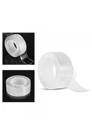 2 Metre X 3 Cm Şeffaf Güçlü Nano Çift Taraflı Silikon Jel Yapıştı&hellip;