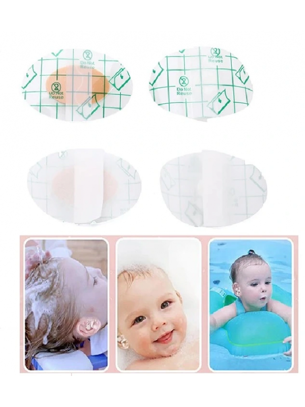 20 Adet Bebek Banyo Havuz Kulak Bandı -şeffaf Su Geçirmez Yapışkanlı&hellip;