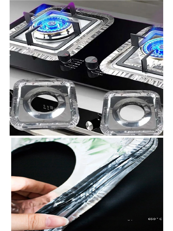 20 Adet Ocak Üstü Koruyucu Leke Önleyici Isıya Dayanıklı Yıkanabili&hellip;