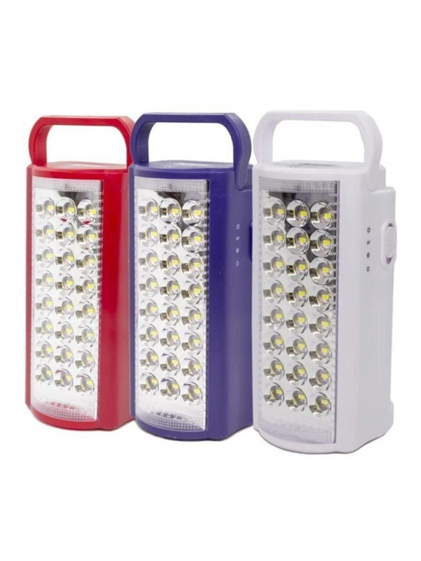 24 Büyük Ledli 80 Saat Yanan Powerbank Özellikli Akülü Led Işıldak&hellip;