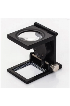 28x28 Mm Katlanır Sayaçlı Metal Lüp, 2 Led Işıklı Büyüteç Te… 28x28 Mm Katlanır Sayaçlı Metal Lüp, 2 Led Işıklı Büyüteç Te…