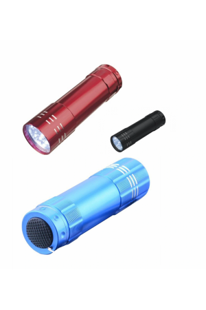 3 Adet 9 Ledli Metal Mini El Fener&hellip;