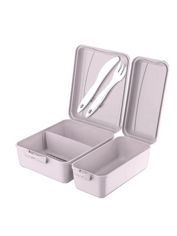 3 Bölmeli Çatal Bıçaklı Beslenme Kabı - Diyet Kabı&hellip;