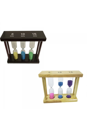 3&039lü Ahşap 5-10-15 Dk Kum Saati&hellip;