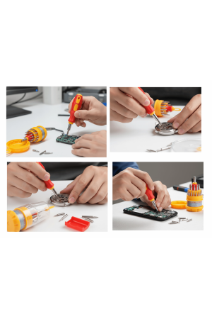 31 Parça Saatçi Ve Telefoncu Onarım Tornavida Seti Hassas Tornavida Set&hellip;