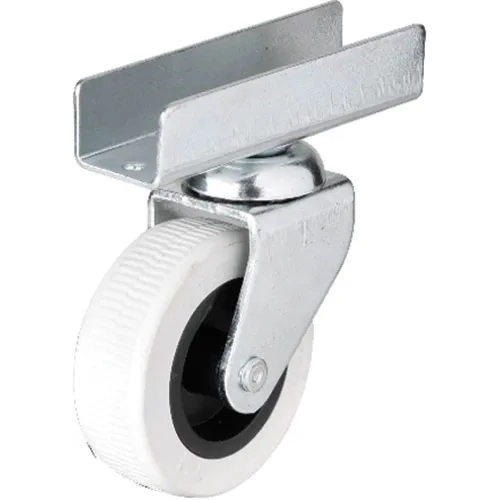 323 - 50x20 Mm Gri Uzun U Tablalı Teker 4 Adet