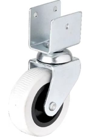 324 - 50x20 Mm Gri Kısa U Tablalı Teker 4 Adet&hellip;