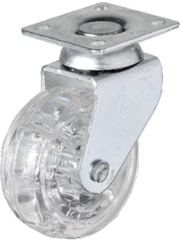 325 - 50x20 Mm Şeffaf Makaralı Tablalı Teker 4 Adet&hellip;