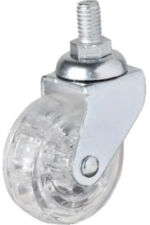 326 - 50x20 Mm Şeffaf Makaralı Vidalı Teker 4 Adet&hellip;