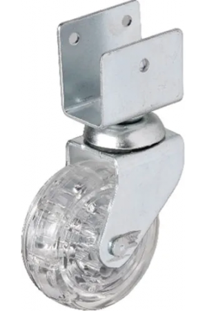 328 - 50x20 Mm Şeffaf Makaralı Kısa U Tablalı Teker 4 Adet&hellip;