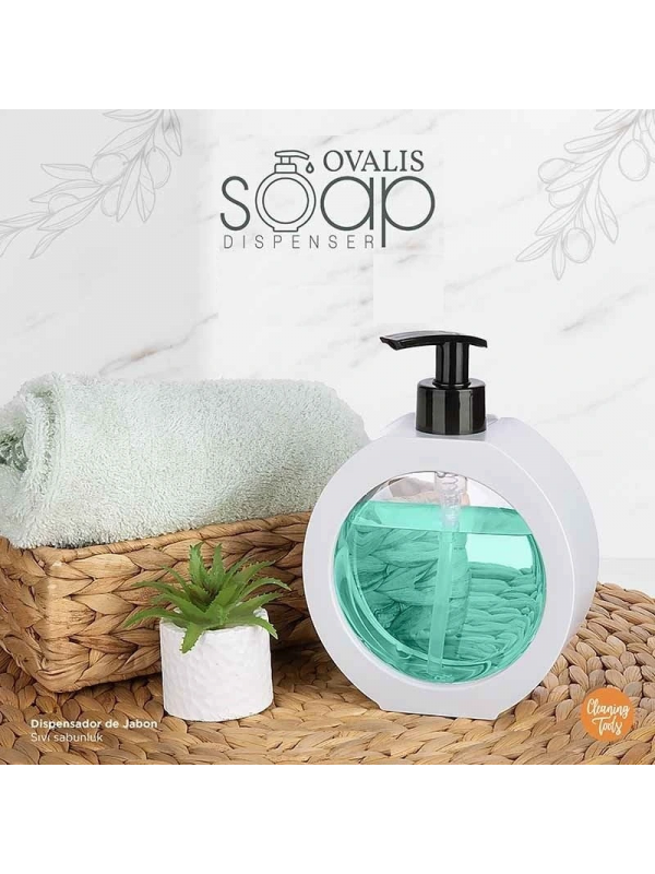 350 Ml Tezgah Üstü Oval Banyo Mutfak Sıvı Sabunluk  Banyo Mutfak Bula�&hellip;