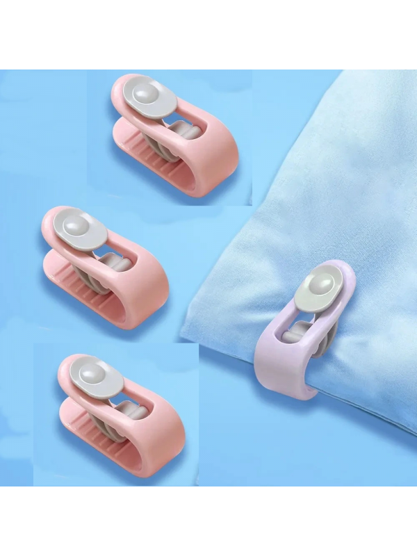 4 Adet Mandallı İğnesiz Yorgan Kılıfı Nevresim Sabitleme Klips Takı&hellip;