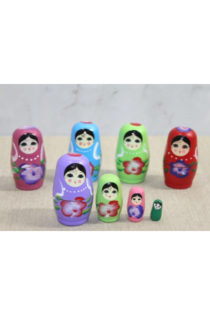 4'lü Ahşap Matruşka Alk3814&hellip;
