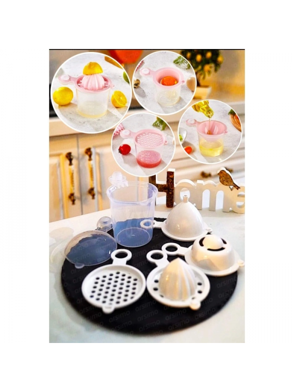 5 İn 1 Süzgeç - Huni - Limon Sıkacağı - Yumurta Akı Ayırıcı Hazn&hellip;