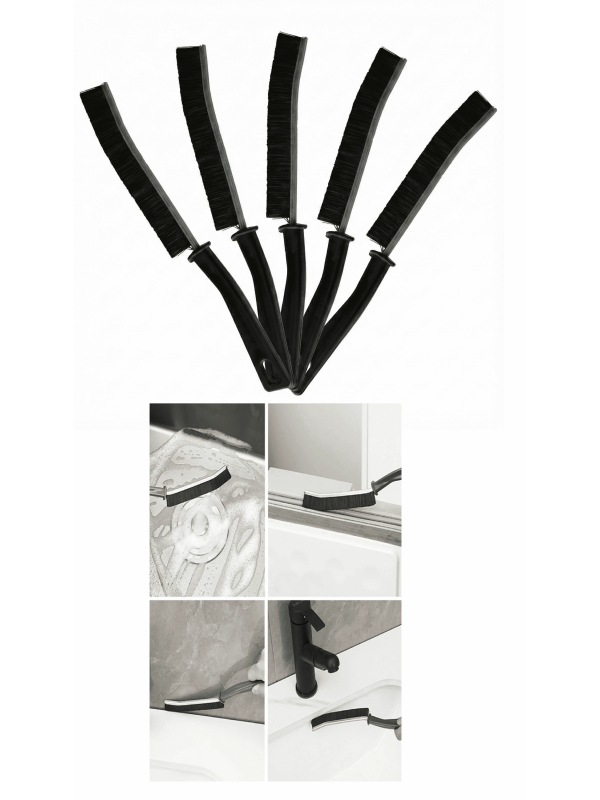 5 Adet İnce Kıl Fırça Banyo Mutfak Pencere Oluk Klozet Kenarı Kavisli… 5 Adet İnce Kıl Fırça Banyo Mutfak Pencere Oluk Klozet Kenarı Kavisli…