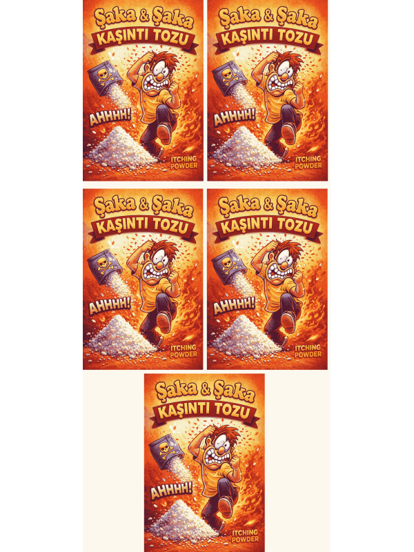 5 Adet Kaşıntı Tozu Şaka Kaşıntı Tozu Eğlence Şaka Amaçlı Toz&hellip;