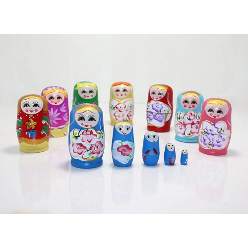 5'li Ahşap Matruşka Alk1204