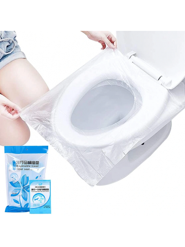 50 Adet Biyobozulur Klozet Kapağı Poşeti Seyahat Tipi Taşınabilir Klo&hellip;