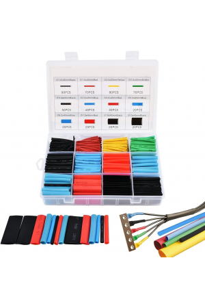 560 Parça Makaron Seti Kapaklı Kutulu Kablo Birleştirme Koruyucu S…