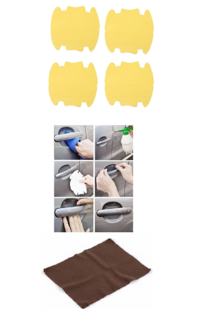 5li Set Araba Kapı Kolu Koruyucu Çizilme Önleyici Şeffaf Sticker F…