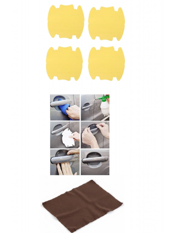 5li Set Araba Kapı Kolu Koruyucu Çizilme Önleyici Şeffaf Sticker Film &hellip;
