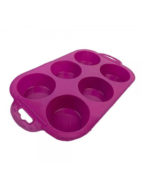 6 Bölmeli Silikon Muffin Kek Kalıbı&hellip;