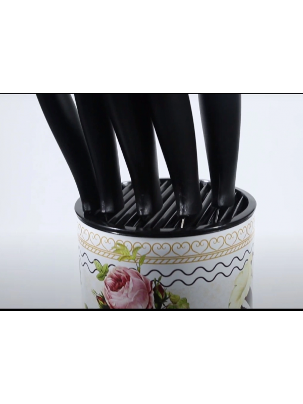 6 Parça Stantlı Şef Bıçak Seti… 6 Parça Stantlı Şef Bıçak Seti…