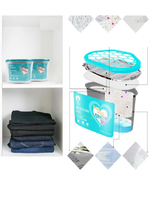 600 Ml Nem Alıcı Rutubet Giderici Aparat - Limonlu Mutfak Salon Banyo K�&hellip;