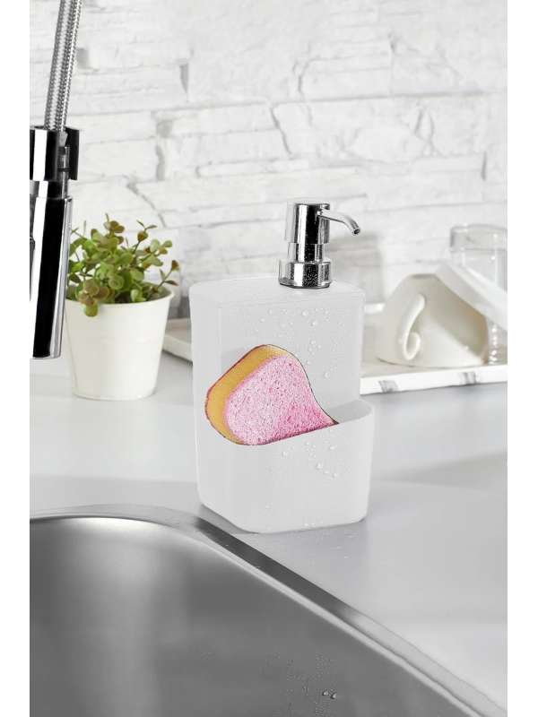 650 Ml 2'si 1 Arada Akıllı Sabunluk Ve Süngerlik&hellip;