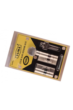 68mm Mandallı Çelik Kapı Tuzaklı Barel Seti - Sarı&hellip;