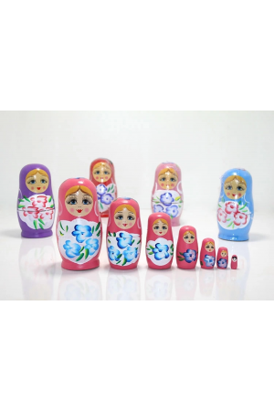 7'li Ahşap Matruşka Alk1202&hellip;