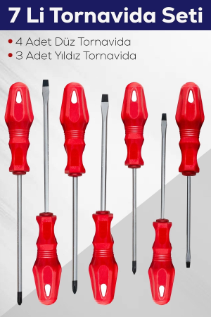 7'li Tornavida Seti (4  Düz Tornavida 3  Yıldız Tornavida)&hellip;